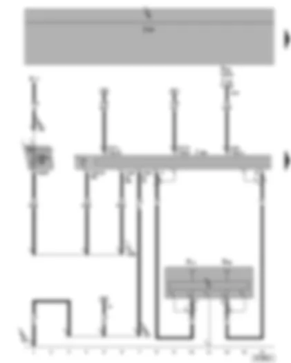 Wiring Diagram  SEAT LEON 2006 - Control unit with display for radio and navigation system - aerial - GPS aerial