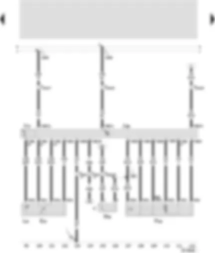 Wiring Diagram  SEAT LEON 2000 - Door control unit - rear right - electric window switch - rear right (in door) - central locking lock unit - rear right