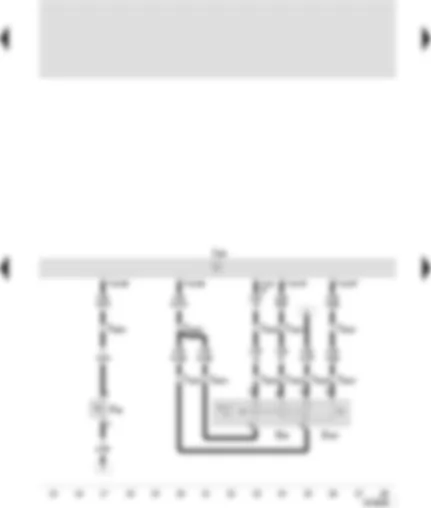 Wiring Diagram  SEAT LEON 2006 - Motronic control unit - CCS switch - CCS button (SET) - clutch pedal switch