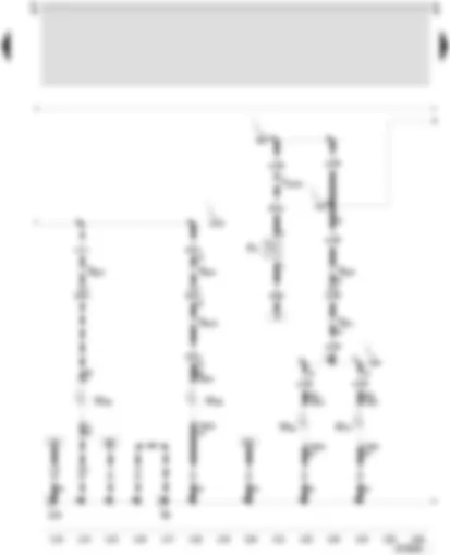Wiring Diagram  SEAT LEON 2002 - Reversing light switch - reversing light bulb - left - reversing light bulb - right - high level brake light bulb