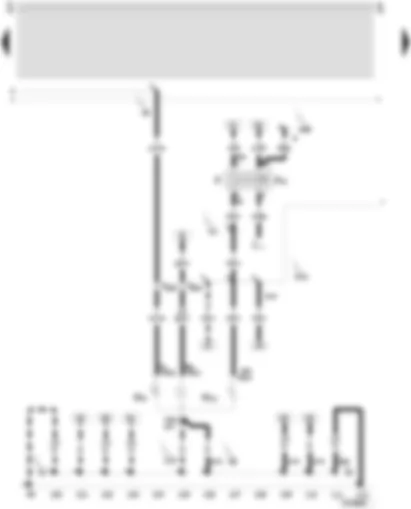 Wiring Diagram  SEAT LEON 2002 - Brake light switch - cruise control system brake pedal switch (diesel direct injection system) - turn signal bulb - rear left - brake and tail light bulb - left