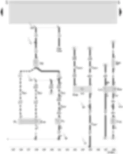 Wiring Diagram  SEAT LEON 2002 - Tailgate/boot lid release switch - tank filler flap remote release switch - luggage compartment light switch - button illumination