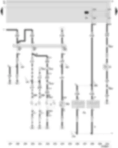 Wiring Diagram  SEAT LEON 2002 - Horn plate - horn/dual tone horn - dual tone horn relay - glove box light - number plate light