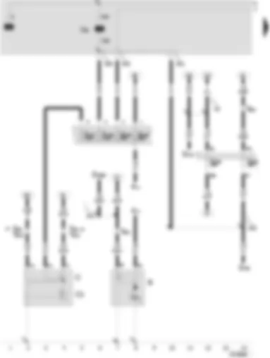 Wiring Diagram  SEAT LEON 2002 - Battery - starter - alternator - voltage regulator - ignition/starter switch - X contact relief relay