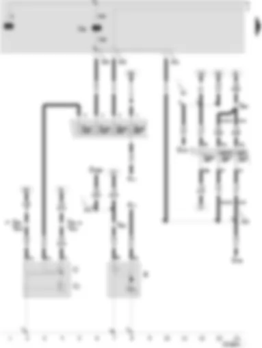 Wiring Diagram  SEAT LEON 2002 - Battery - starter - alternator - voltage regulator - ignition/starter switch - X contact relief relay