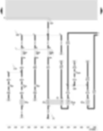 Wiring Diagram  SEAT LEON 2002 - Fuel gauge sender - fuel pump (pre-supply pump) - coolant shortage indicator sender - fuel gauge sender -2-