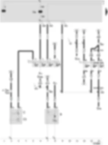 Wiring Diagram  SEAT LEON 2002 - Battery - starter - alternator - voltage regulator - ignition/starter switch - X contact relief relay