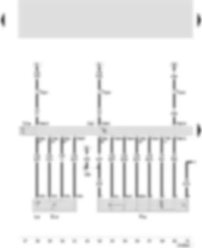 Wiring Diagram  SEAT LEON 2002 - Door control unit - front passenger