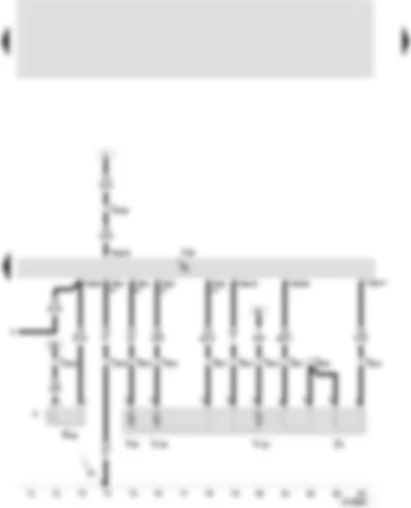 Wiring Diagram  SEAT LEON 2002 - Door control unit - front passenger