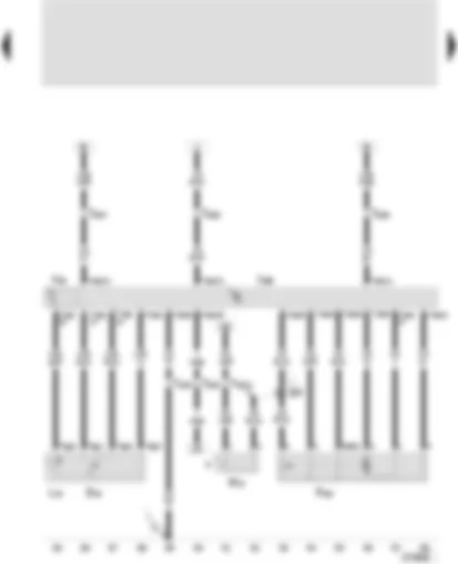 Wiring Diagram  SEAT LEON 2002 - Door control unit - rear left - electric window switch - rear left (in door) - central locking lock unit - rear left