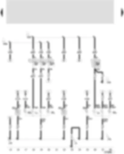 Wiring Diagram  SEAT LEON 2004 - Twin filament bulb/sealed beam insert - left - twin filament bulb/sealed beam insert - right - side light bulb - left