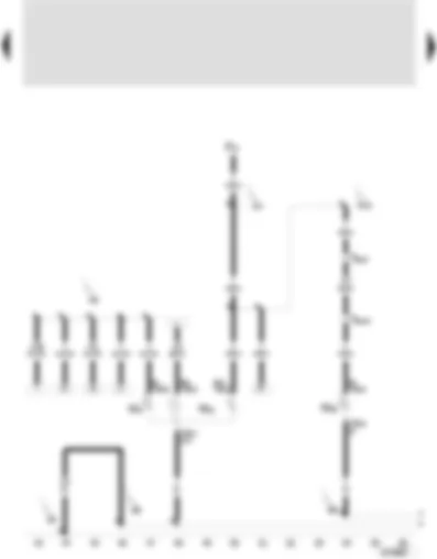 Wiring Diagram  SEAT LEON 2002 - Turn signal bulb - rear left - brake and tail light bulb - left - high level brake light bulb