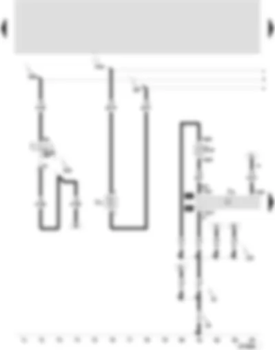 Wiring Diagram  SEAT LEON 2006 - Automatic intermittent wash/wipe relay - intermittent wiper control - windscreen washer pump