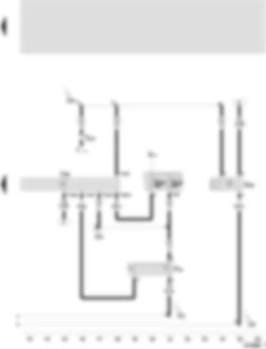 Wiring Diagram  SEAT LEON 2003 - Radiator fan control unit - radiator fan thermal switch - high pressure sender
