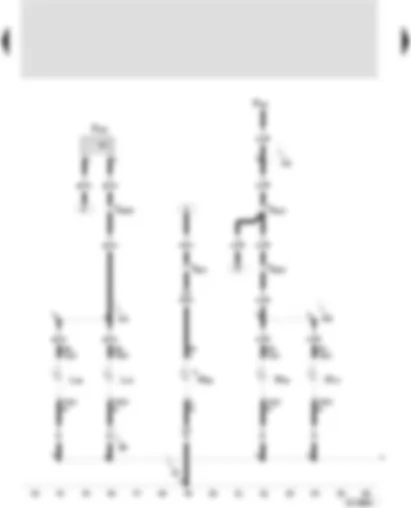Wiring Diagram  SEAT LEON 2006 - Rear fog light cut-out - contact switch - rear fog lights bulb - reversing light bulb - high level brake light bulb