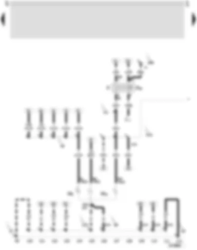 Wiring Diagram  SEAT LEON 2006 - Brake light switch - brake light switch - turn signal bulb - rear left - brake and tail light bulb - left