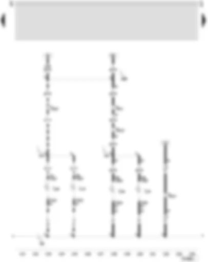 Wiring Diagram  SEAT LEON 2006 - Rear fog light bulb - left - rear fog light bulb - right