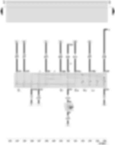 Wiring Diagram  SEAT LEON 2006 - Lighting switch - front and rear fog light switch - rear fog light switch - fog light warning lamp - lighting switch light bulb