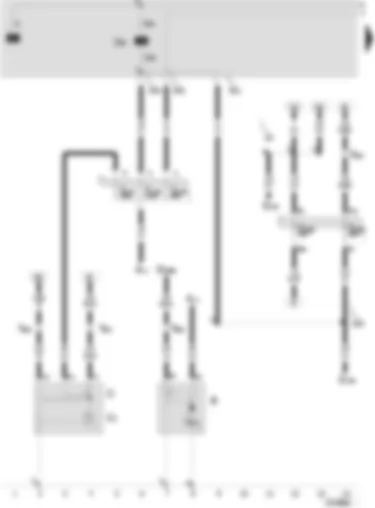 Wiring Diagram  SEAT LEON 2004 - Battery - starter - alternator - voltage regulator - ignition/starter switch - X contact relief relay