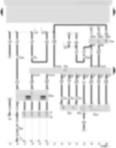 Wiring Diagram  SEAT LEON 2006 - Simos control unit - hall sender - current supply relay for Simos control unit - ignition transformer - spark plug connector - spark plug