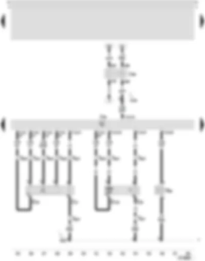 Wiring Diagram  SEAT LEON 2006 - Simos control unit - lambda probe - lambda probe after catalytic converter - secondary air pump relay - activated charcoal filter system solenoid valve 1