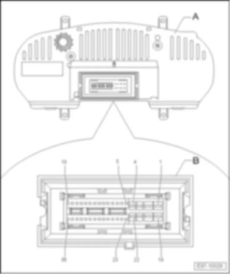 SEAT LEON 2008 Display control unit in dash panel insert -J285-