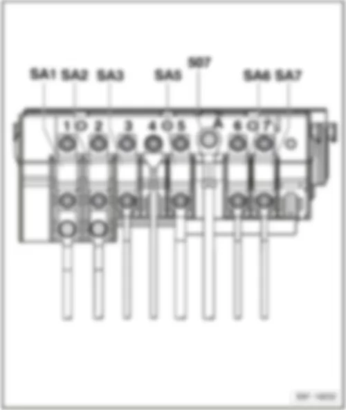 SEAT LEON 2006 Overview of fuses