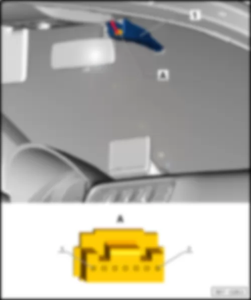 SEAT MII 2016 Emergency braking function sensor unit -J939-
