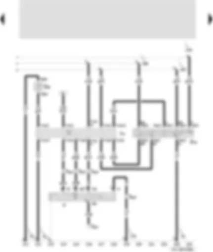 Wiring Diagram  SEAT TOLEDO 1999 - Intermittent wiper switch - windscreen wiper motor - intermittent wiper regulator - automatic intermittent wash and wipe relay