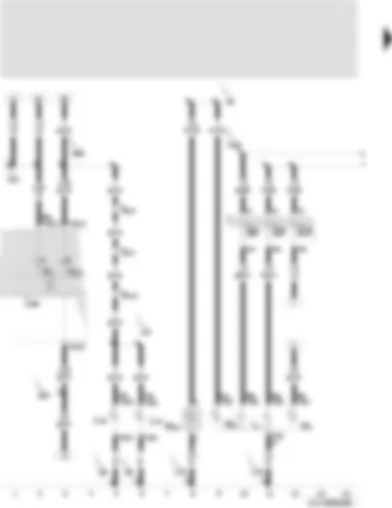 Wiring Diagram  SEAT TOLEDO 1999 - Fog light bulbs - left headlight - left side repeater turn signal bulb - rear fog light warning lamp - main beam warning lamp
