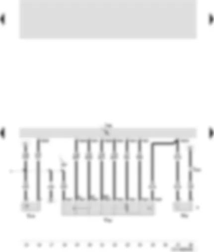 Wiring Diagram  SEAT TOLEDO 1999 - Driver side central locking lock unit - driver door control unit - front left door warning lamp