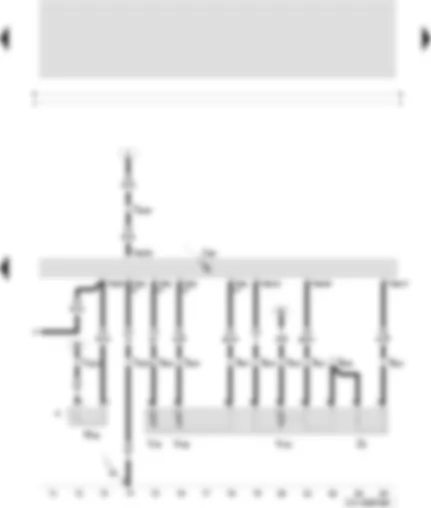 Wiring Diagram  SEAT TOLEDO 1999 - Front passenger mirror adjustment motor - front passenger side heated exterior mirror - front right door warning lamp