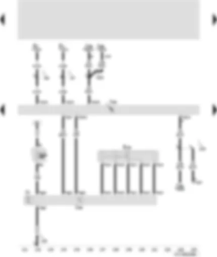 Wiring Diagram  SEAT TOLEDO 1999 - Sliding sunroof adjustment regulator - convenience system central control unit - sliding sunroof adjustment control unit