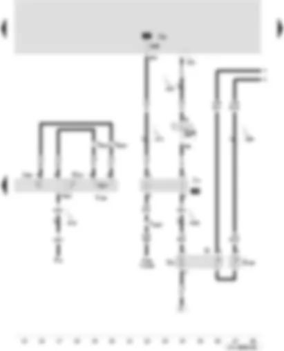 Wiring Diagram  SEAT TOLEDO 2001 - Fuel pump - Oil pressure control motor - hydraulic temperature sender - fuel gauge sender - four-wheel drive control unit