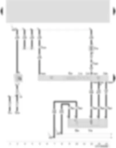 Wiring Diagram  SEAT TOLEDO 2006 - Temperature flap control motor - Climatronic control unit