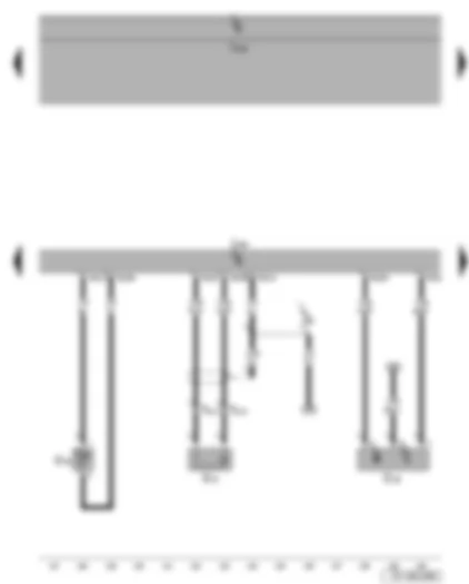 Wiring Diagram  SEAT TOLEDO 2008 - Coolant temperature sender - engine speed sender - knock sensor 1 - engine control unit