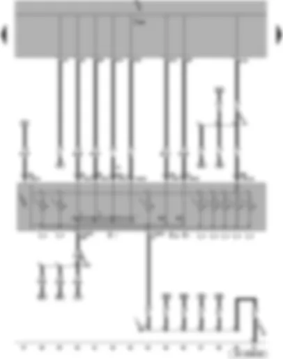 Wiring Diagram  SEAT TOLEDO 2006 - Rear fog light switch - light switch - fog light switch - light switch illumination bulb