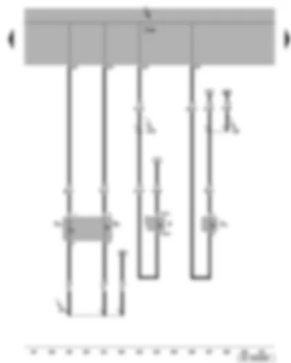 Wiring Diagram  SEAT TOLEDO 2006 - Hazard warning light switch - brake light switch - onboard power supply control unit - brake light switch - reversing lights switch