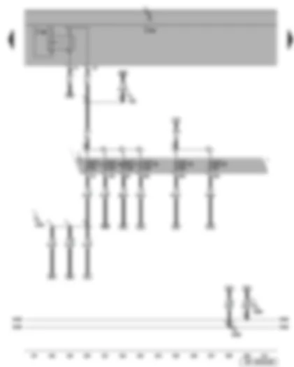 Wiring Diagram  SEAT TOLEDO 2006 - Terminal 15 voltage supply relay 2 - onboard supply control unit