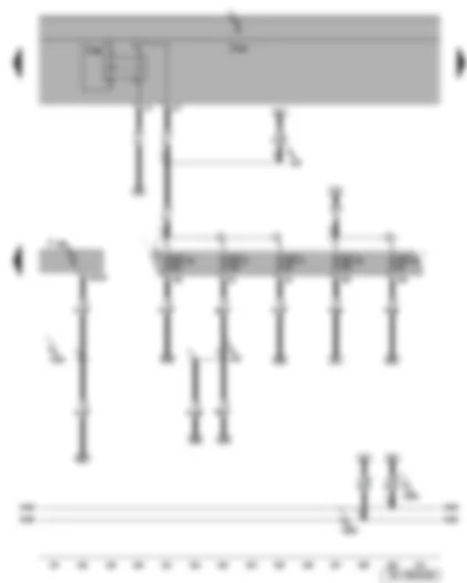 Wiring Diagram  SEAT TOLEDO 2006 - Terminal 15 voltage supply relay 2 - diesel direct injection system control unit
