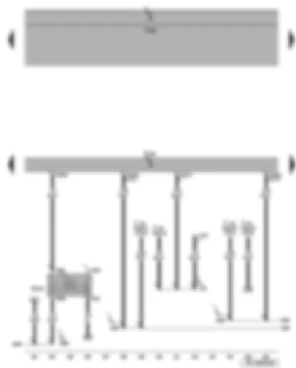 Wiring Diagram  SEAT TOLEDO 2006 - Clutch position sender - diesel direct injection system control unit