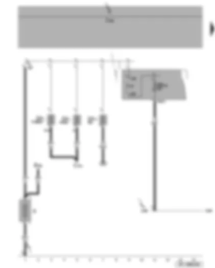 Wiring Diagram  SEAT TOLEDO 2006 - Battery - terminal 30 voltage supply relay