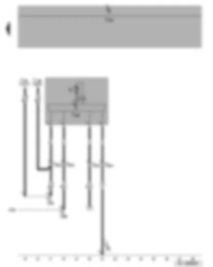 Wiring Diagram  SEAT TOLEDO 2006 - Radiator fan control unit - radiator fan