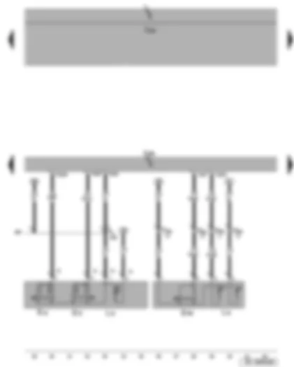 Wiring Diagram  SEAT TOLEDO 2006 - Window regulator switch - driver side - interior locking button - driver door control unit