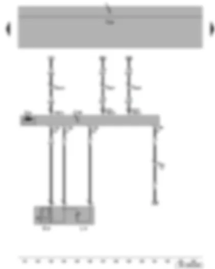 Wiring Diagram  SEAT TOLEDO 2006 - Rear left window regulator switch - in door - rear left window regulator motor - rear left door control unit