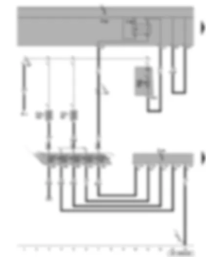 Wiring Diagram  SEAT TOLEDO 2010 - Terminal 15 voltage supply relay 2 - trailer detector control unit