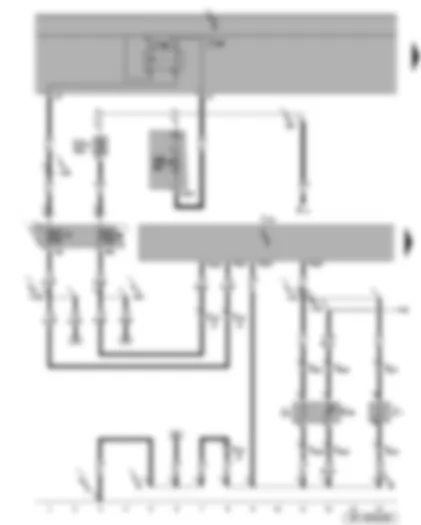 Wiring Diagram  SEAT TOLEDO 2009 - Heated driver seat cushion - heated driver seat backrest - driver seat temperature sensor - heated driver seat control unit