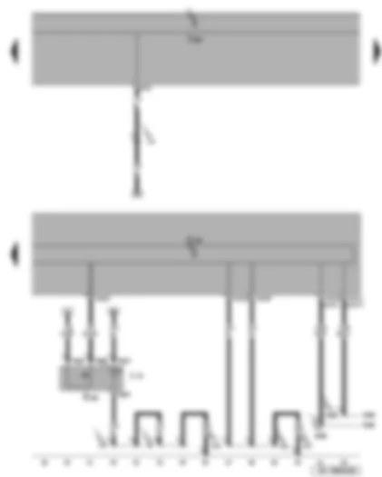 Wiring Diagram  SEAT TOLEDO 2006 - Button illumination bulb - tyre pressure monitor button - ABS control unit with EDL