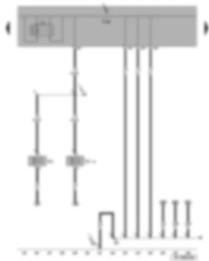 Wiring Diagram  SEAT TOLEDO 2008 - Treble tone horn - bass tone horn - dual tone horn relay