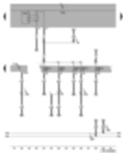 Wiring Diagram  SEAT TOLEDO 2006 - Terminal 15 voltage supply relay 2 - diesel direct injection system control unit